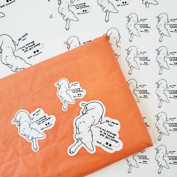 LB051 Posh Dog Puppy Helper Sticker [Price Firm] - Picture 8 of 10